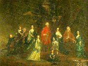 Sir Joshua Reynolds the eliot family oil painting artist